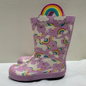 Target Kids' Purple Unicorn Rain Boots